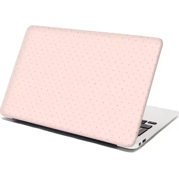 samolepka Sablio Samolepka na notebook Růžové křížky na světle růžové - 29x20 cm