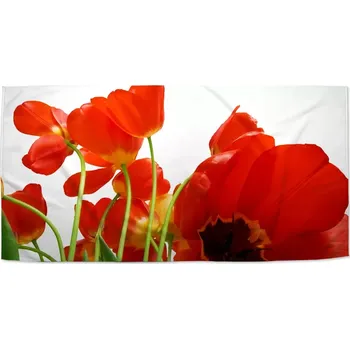 Osuška Sablio Ručník Tulipány - 50x100 cm
