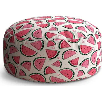 Taburet Sablio Taburet Circle Vodní meloun: 38x48 cm