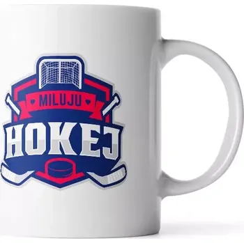 Sablio Hrnek Miluju hokej - 200 ml - espresso