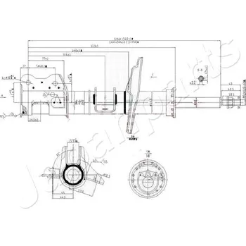 Tlumič pérování JAPANPARTS MM-00158