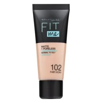 Make-up Maybelline Fit Me! Foundation Matte + Poreless 102 Fair Ivory 30 ml