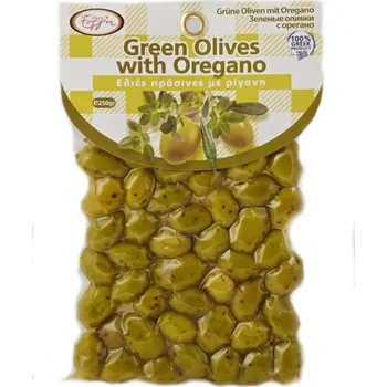 oliva Olivy zelené s oregánem 250g