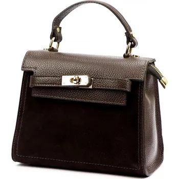 Kožená kabelka Luka hnědá KZ2259067