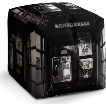 Taburet Sablio Taburet Cube Telefonní budka: 40x40x40 cm