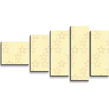 Obraz Sablio Obraz - 5-dílný Hvězdy - 100x60 cm