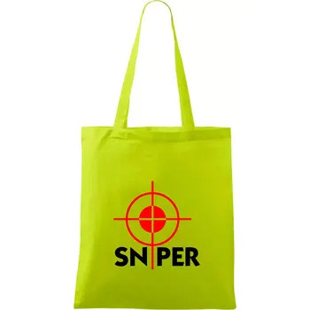 Sniper zameřovač - Taška bavlněná - 42 x 38 cm ( Limetková )