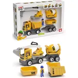 MultiGO Build set - figurky Igráčků stavbařů s auty