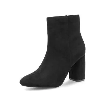 Dámské kozačky DeeZee Polokozačky LS5079-08 Černá 36