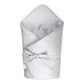 Zavinovačka Zavinovačka SOFTELLO - svetlosivé kvietky - Zimná