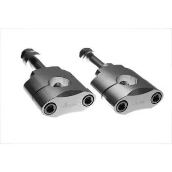 Řídítka DRŽÁK NA ŘÍDÍTKA/ZDVIHÁK (22,2 MM) H. 34,7 MM SE ŠROUBEM M12 STŘÍBRNÁ (BM-07SV22)