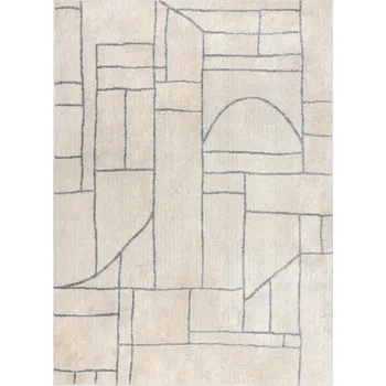 Koberec Kusový koberec Fusion 0806 cream/l. grey, 140x190, bílá, kancelář, Dywany Łuszczów - 1 rok na vrácení + DOPRAVA ZDARMA k Vám i zpět