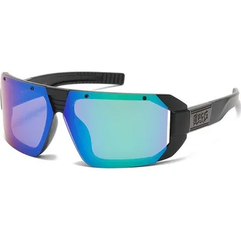 Sluneční brýle LOCS Tribalistic sluneční brýle Modro-zelené zrcadlovky Locs 97k-cube