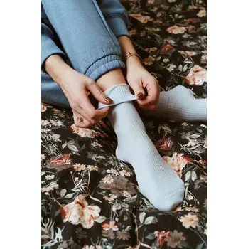 Dámské ponožky Dámské žebrované ponožky Steven 501Z 16OMN, Béžová 38-40 i384_22492727