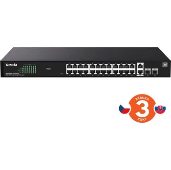Switch Tenda TEG2228P-24-410W Gigabit PoE+ Websmart L2 Cloud switch 370W, 24x 1Gb/s PoE+,2xRJ45,2xSFP, Rack 75012022