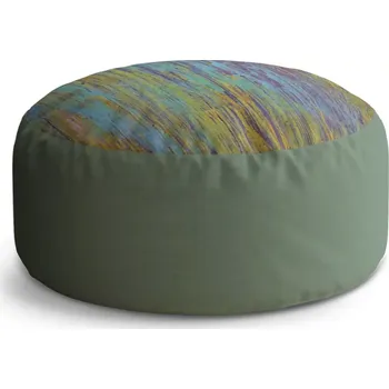 Taburet Sablio Taburet Circle Dřevěná abstrakce: 38x48 cm