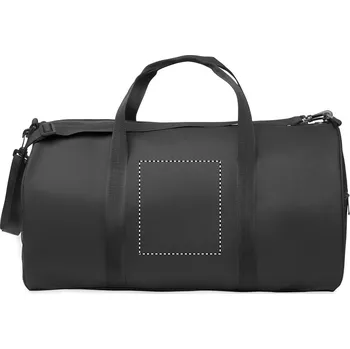 Cestovní taška Cestovní taška z 600D RPET 5 BACK, 150x130mm Sítotisk, 1 barva