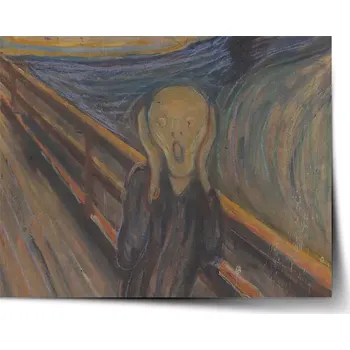 Plakát Sablio Plakát Výkřik - Edvard Munch - 90x60 cm