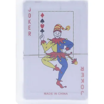 Poker Hrací karty v PP pouzdře 10 TOP, 40x30mm Tamponový tisk, 1 barva