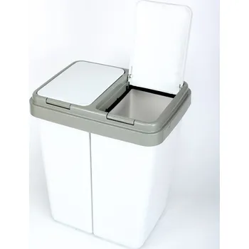 Odpadkový koš Koš odpadkový výklopný 25Lx2 tříděný odpad DUO, mix barev