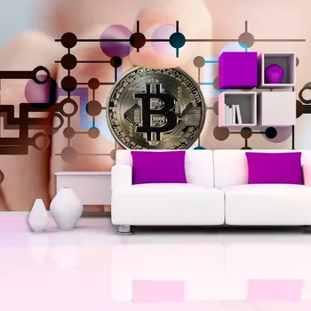 Tapeta Sablio Tapeta Bitcoin - 208x125 cm