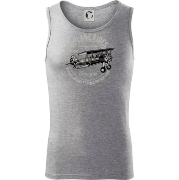 Aeroplane rides - Tílko pánské Core - L ( Tmavě šedý melír )