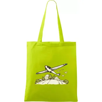 Kluzák kreslený - Taška bavlněná - 42 x 38 cm ( Limetková )