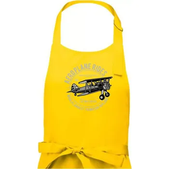 Kuchyňská zástěra Aeroplane rides - Pánská zástěra na vaření - Univerzální velikost ( Žlutá )