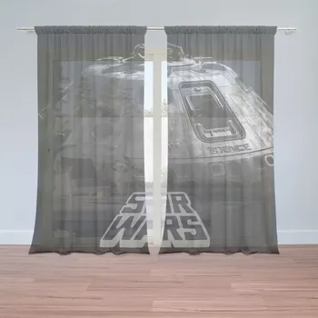 Záclona Sablio Záclony Star Wars Vesmírná loď: 2ks 150x250cm