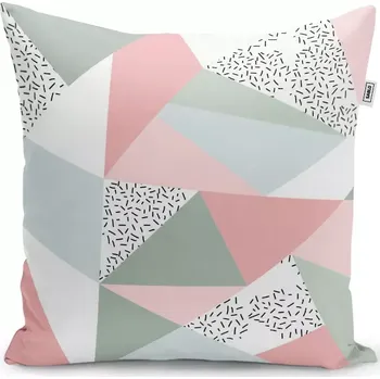 Polštář Sablio Polštář Obrazce v něžných barvách - 50x50 cm