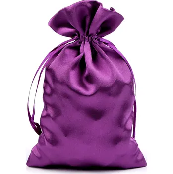 Dárkový pytlík rozměr 11x17 cm saténový, malé, 15 (34) fialová temná