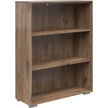 regál Nízký regál Nevada se dvěma policemi - Black Red White - BRW 81x110 cm