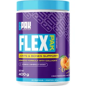 Kloubní výživa 6Pak Nutrition Flex Pak 400 g Příchuť: pomeranč