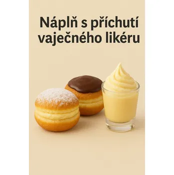 Náplň s příchutí vaječného likéru (200 g)