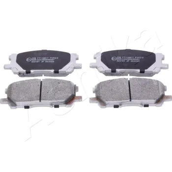 Brzdová destička Sada brzdových destiček, kotoučová brzda ASHIKA 50-02-209