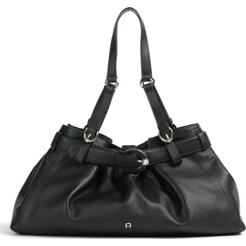 Kabelka Aigner Lavinia M - Velká kabelka v černá, kůže, 50546540 | Kabelky pro ženy & muže