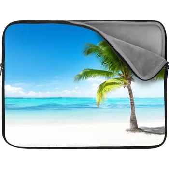 pouzdro na notebook Sablio Obal na notebook Palma na pláži - 13"