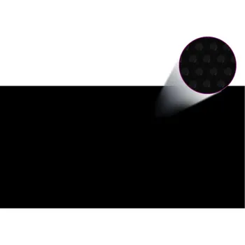 Bazén vidaXL Kryt na bazén černý 732 x 366 cm PE