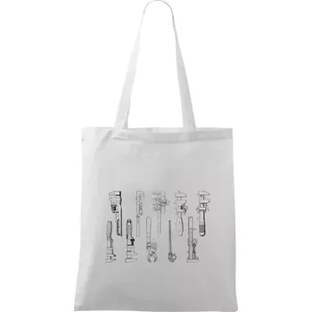 Instalatérské nářadí - Taška bavlněná - 42 x 38 cm ( Bílá )