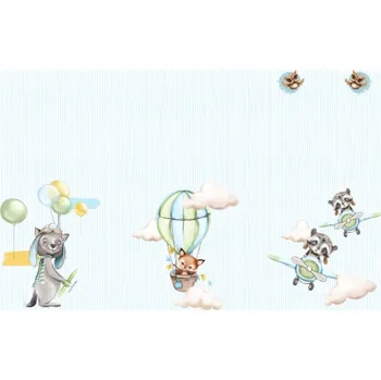 Panel na fusak z nepromokavého polyesteru 150x105 My little boy - vlk