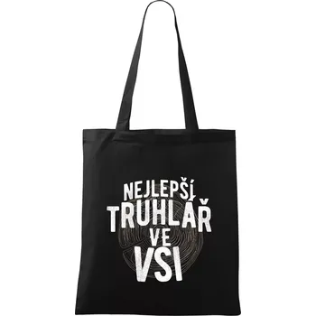 Nejlepší truhlař ve vsi - Taška bavlněná - 42 x 38 cm ( Černá )