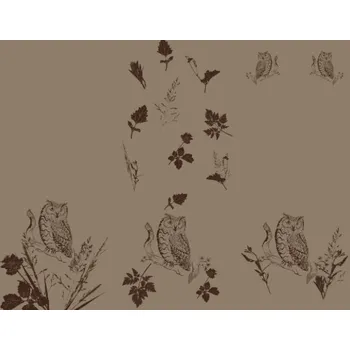 Panel na fusak z nepromokavého polyesteru 155x120 sova