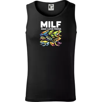 MILF Man I Love Frogs - Tílko pánské Core - S ( Černá )