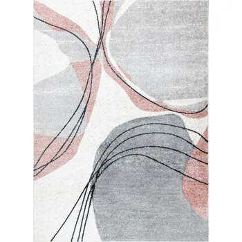 Koberec Kusový koberec Fusion 5868 white/dark pink, 120x170, růžová, kancelář, Dywany Łuszczów - 1 rok na vrácení + DOPRAVA ZDARMA k Vám i zpět