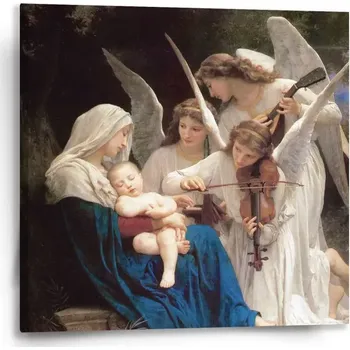 Obraz Sablio Obraz Panna s anděly - William-Adolphe Bouguereau - 50x50 cm