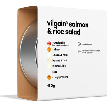Vilgain Lososový salát – s rýží 150 g