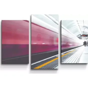 Obraz Sablio Obraz - 3-dílný Metro 2 - 75x50 cm