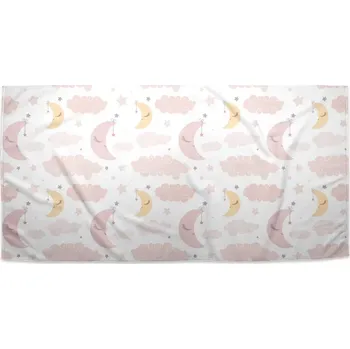 Osuška Sablio Ručník Měsíčky a obláčky - 50x100 cm