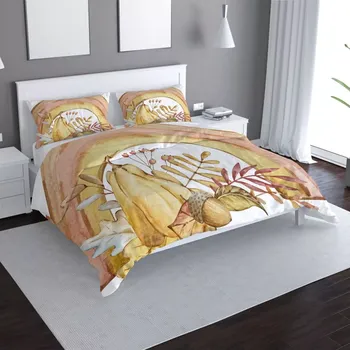 Povlečení Sablio Povlečení Podzimní duha - 140x200 / 90x70