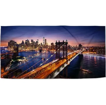 Osuška Sablio Ručník Most v New Yorku - 30x50 cm